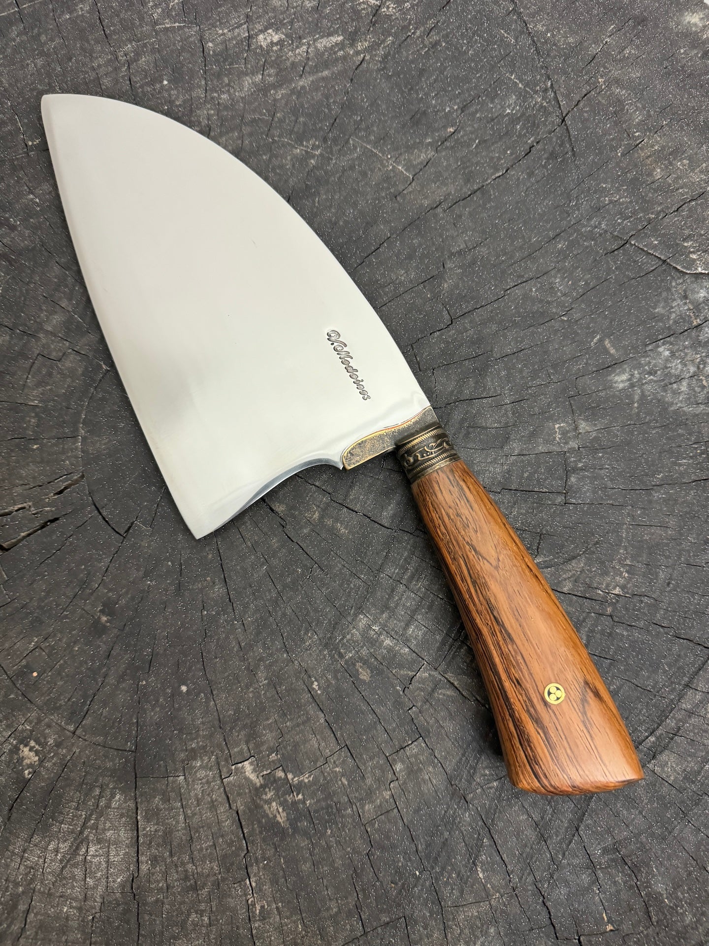 8" Cutelo / Cleaver, Jacaranda Hardwood, SS440 - 190mm
