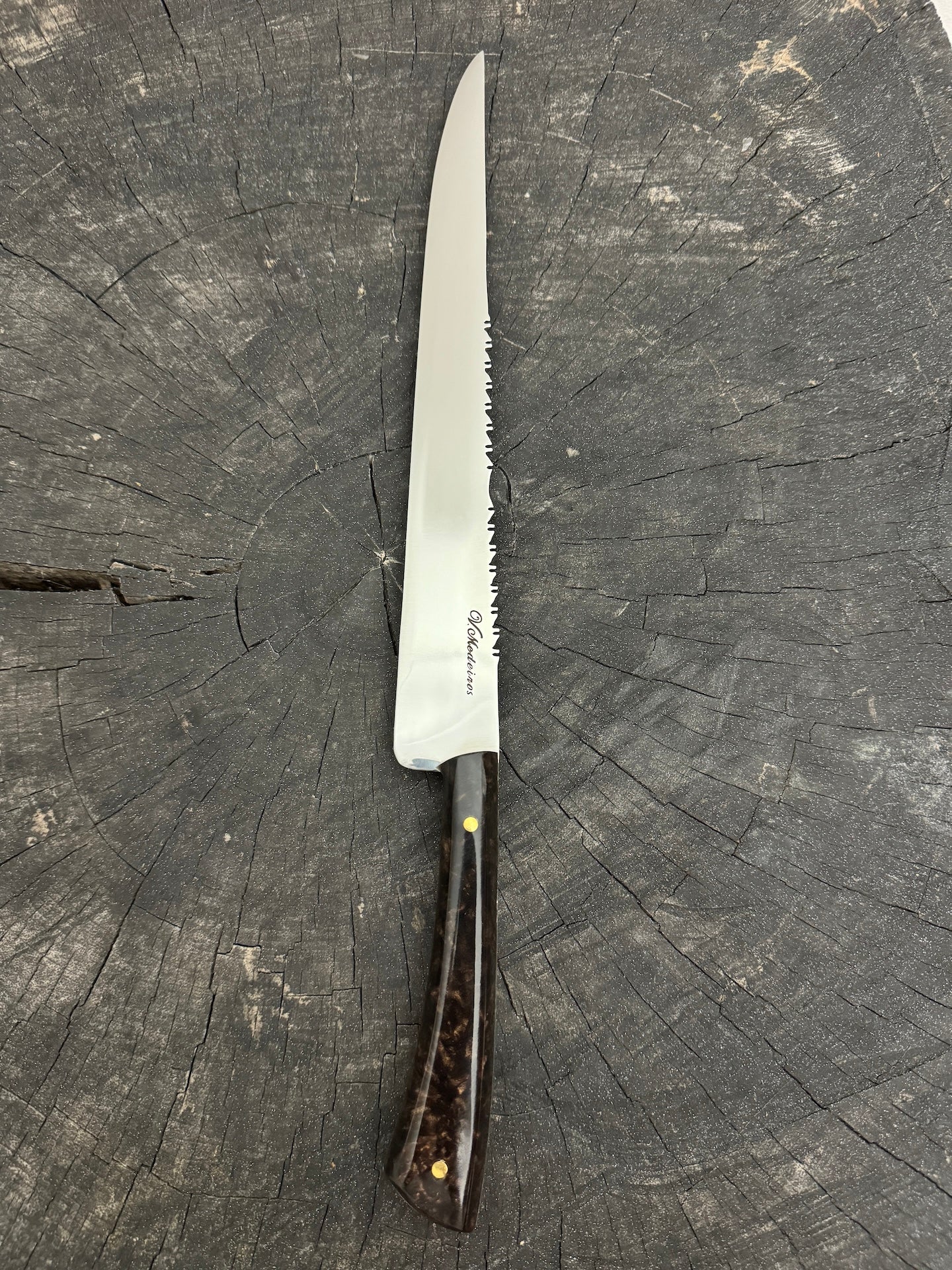 10" Chimango Full Tang Knife, Custom Block, SS440 - 250mm