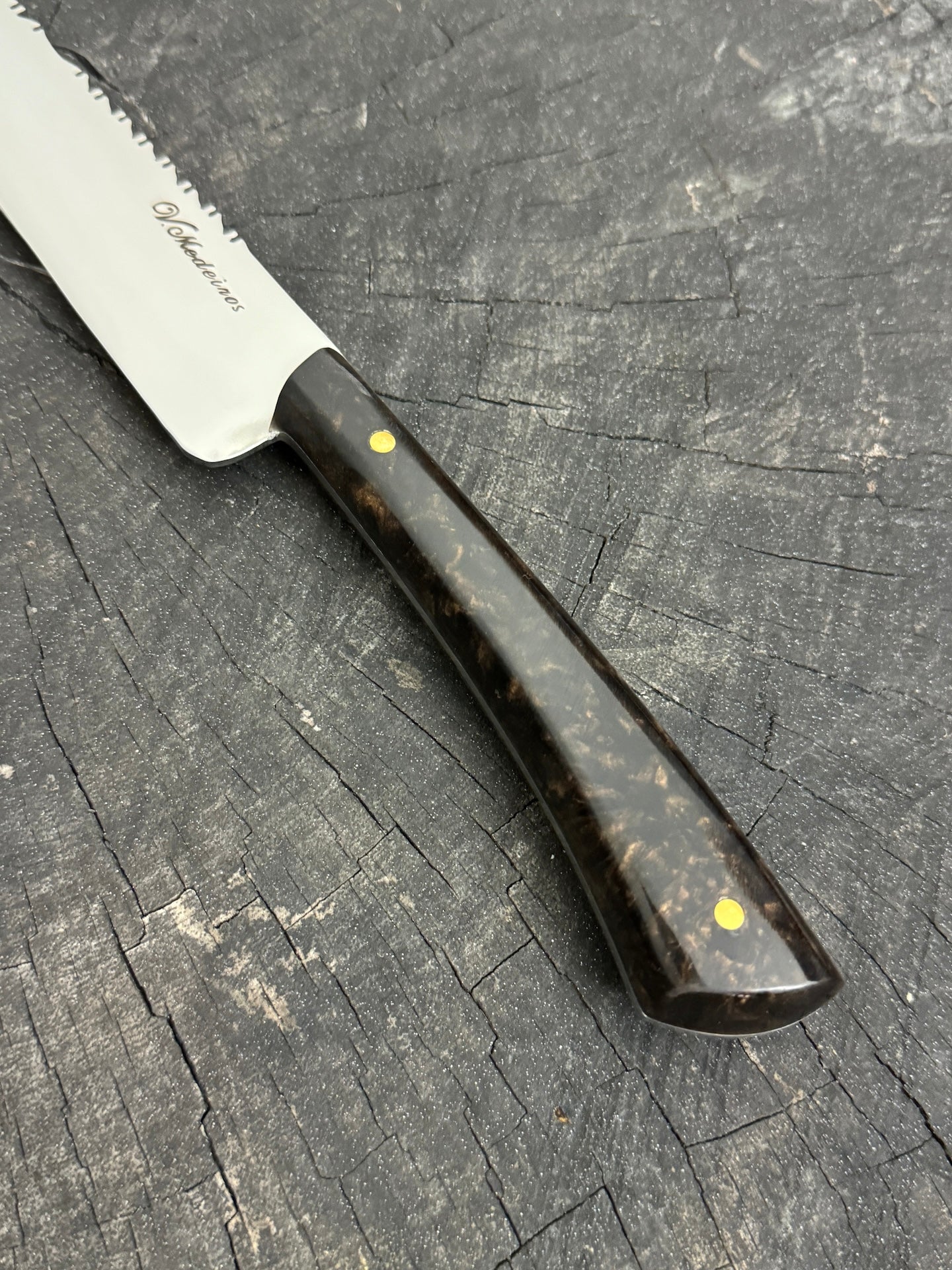 10" Chimango Full Tang Knife, Custom Block, SS440 - 250mm