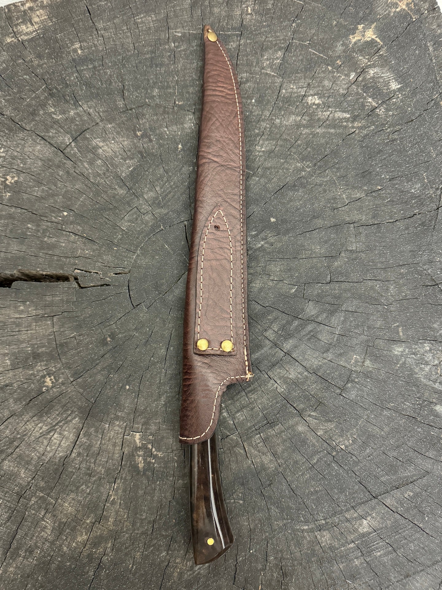 10" Chimango Full Tang Knife, Custom Block, SS440 - 250mm