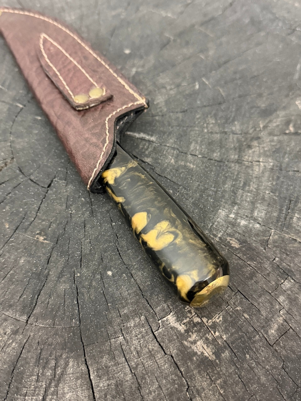 4” Skinner Knife, Predator Custom Block - SS420 - 105mm