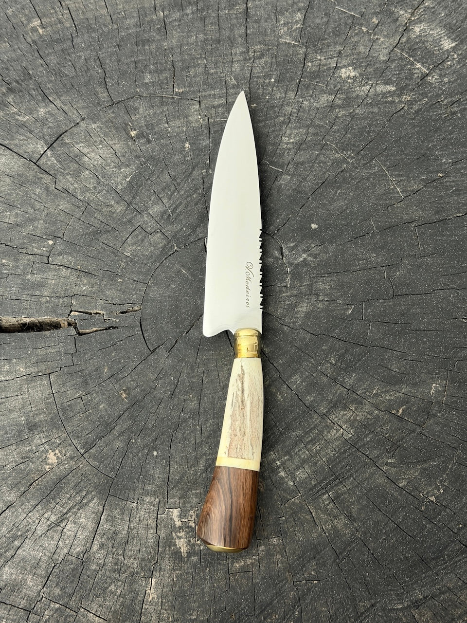 6" Utility Knife, Deer Antler, SS440 - 150mm