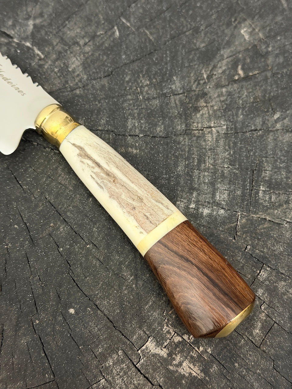 6" Utility Knife, Deer Antler, SS440 - 150mm