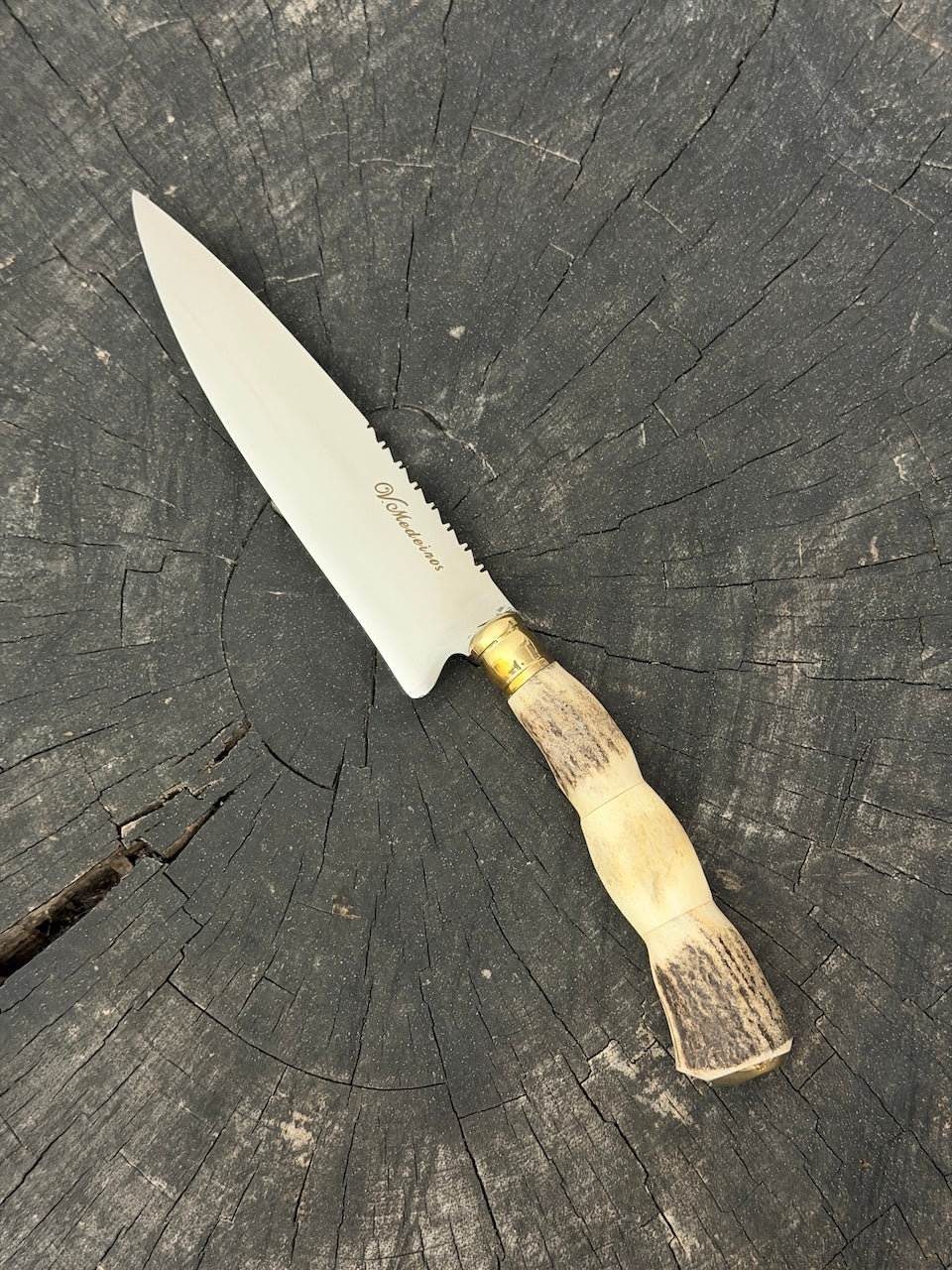 6" Utility Knife, Deer Antler, SS440 - 150mm
