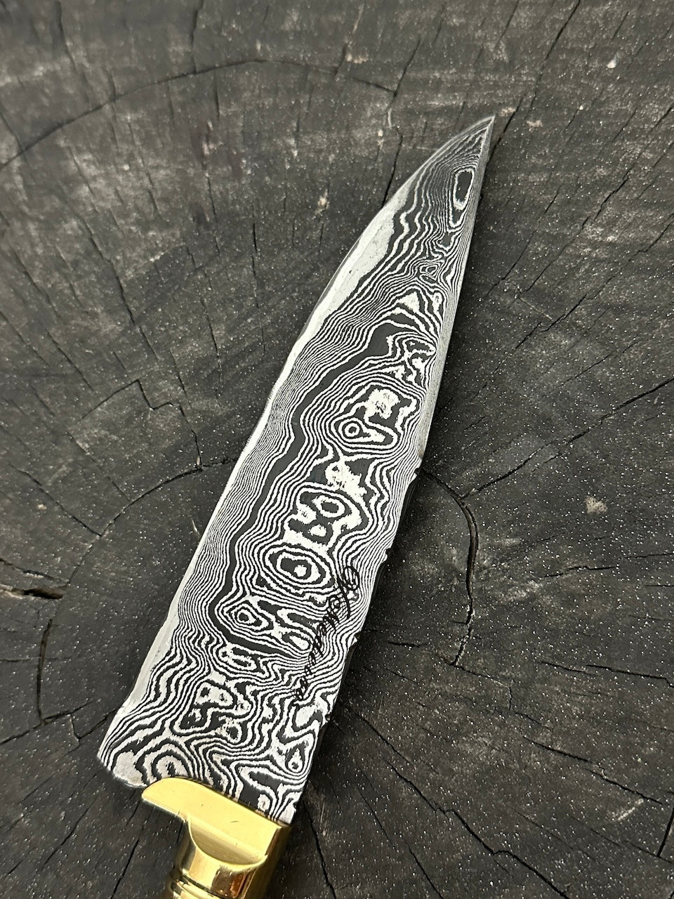 6" Damascus Knife, Jacaranda Hardwood, CS1095 15n20