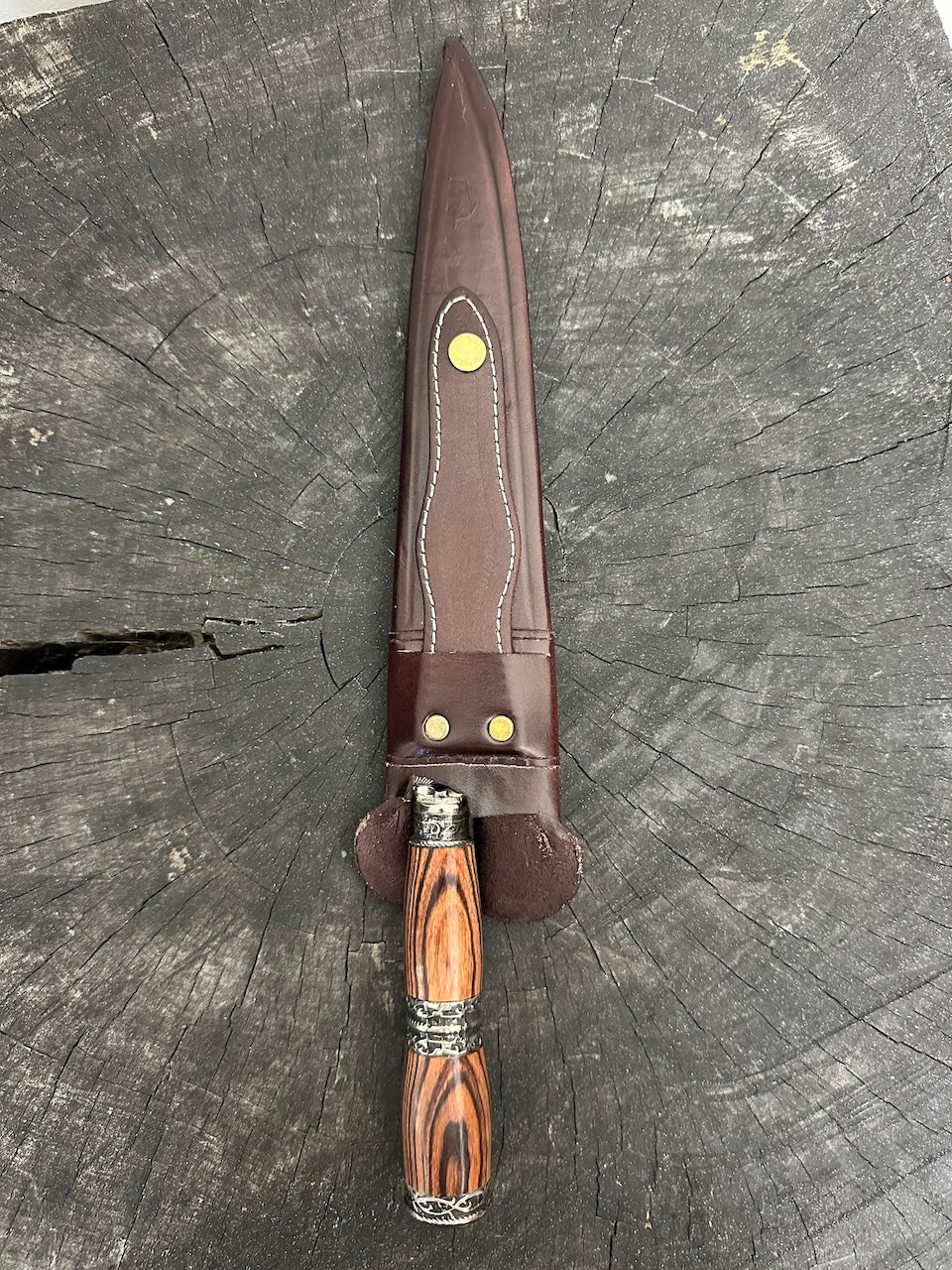 9" Damascus Chef Knife 180 Layers AH CS1095 15n20