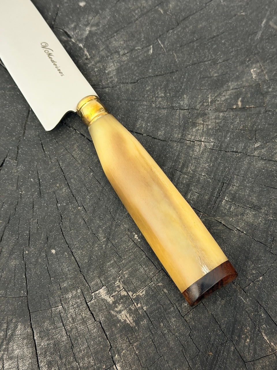 8" Chef Knife, Ostrich Bone, SS440 - 200mm