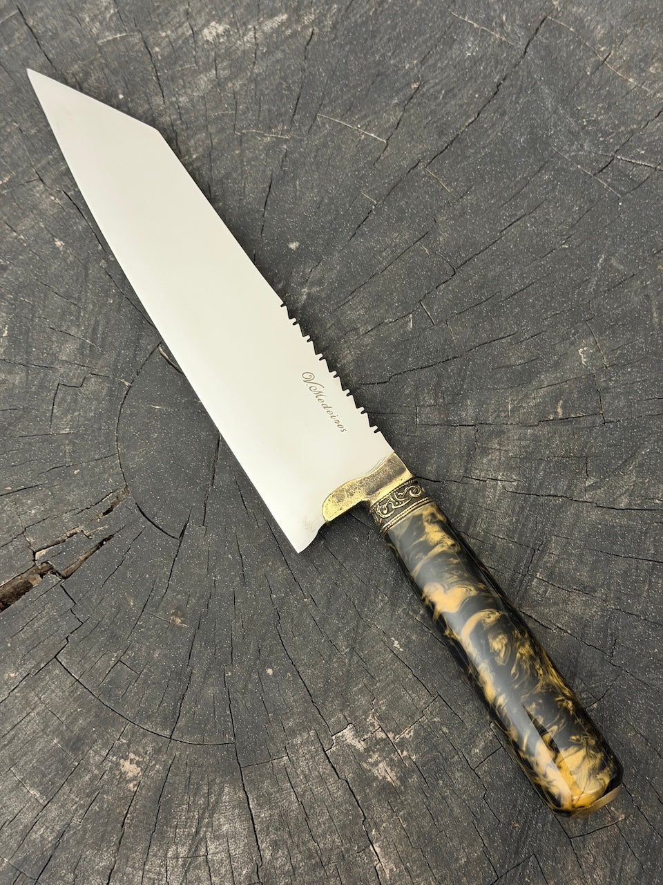 9" Bunka Pro, Predator Custom Block, SS440 - 220mm