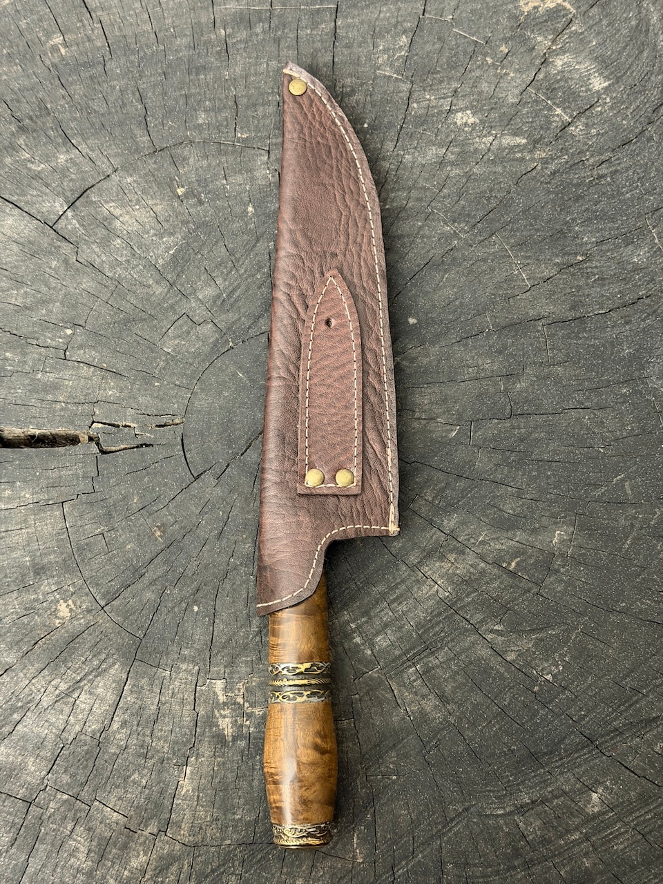 8" Artisan Knife, Ipê Hardwood, SS440 - 190mm