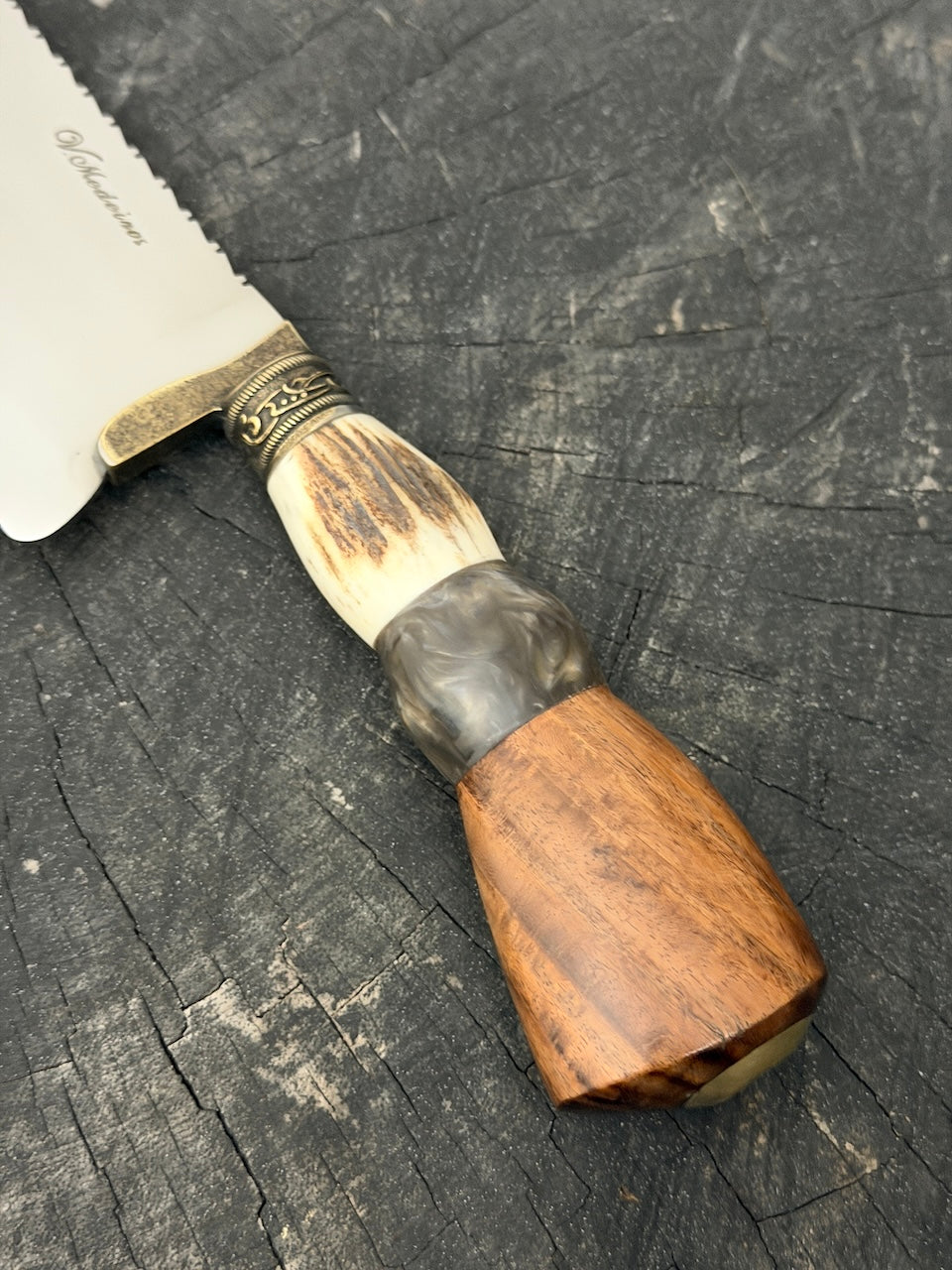 8" Picanha Chef Knife, Mixed Handle, SS440 - 200mm