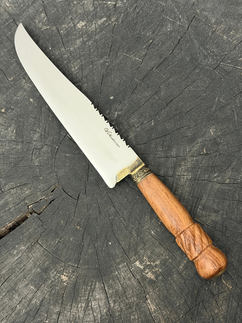 9" Artisan BBQ Knife, Cumaru Hardwood, SS440 - 230mm