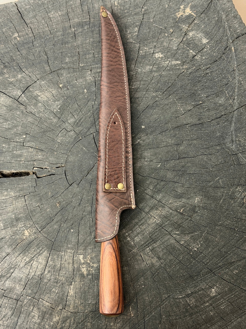 10" Chimango Knife, Violet Jacaranda Hardwood, SS440 - 250mm
