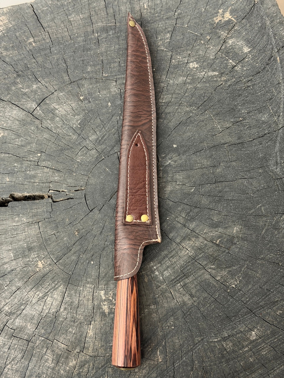 10" Chimango Knife, Violet Jacaranda Hardwood, SS440 - 250mm