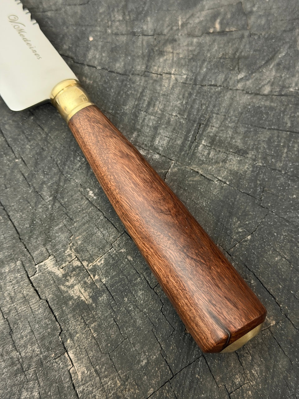 10" Chimango Knife, Brauninha Hardwood , SS440 - 250mm