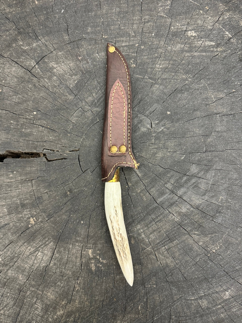 5" Boning Knife, Deer Antler, SS420 - 130mm
