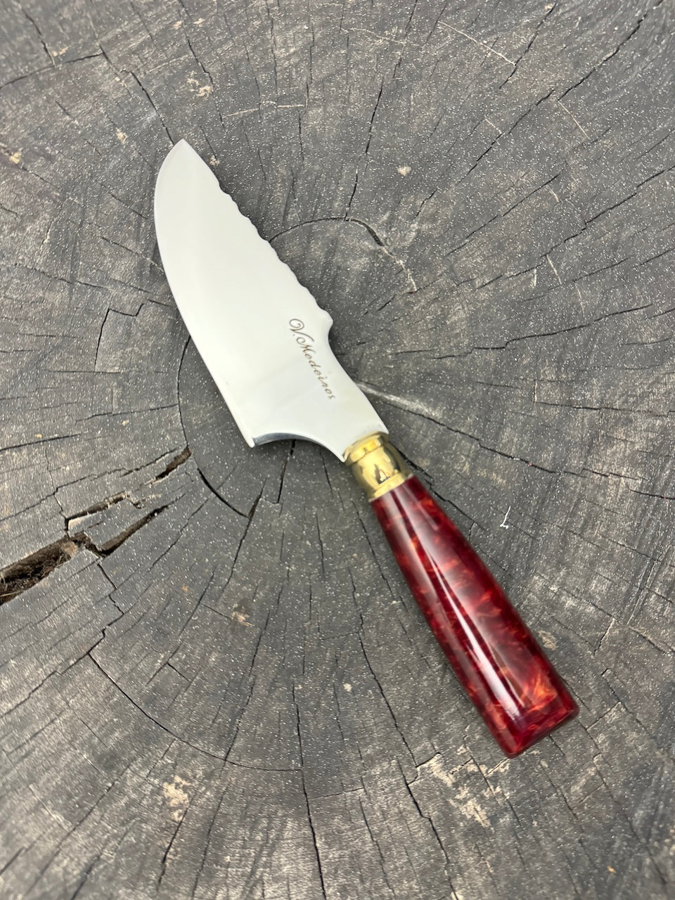 4” Skinner Knife, Custom Block - SS420 - 105mm