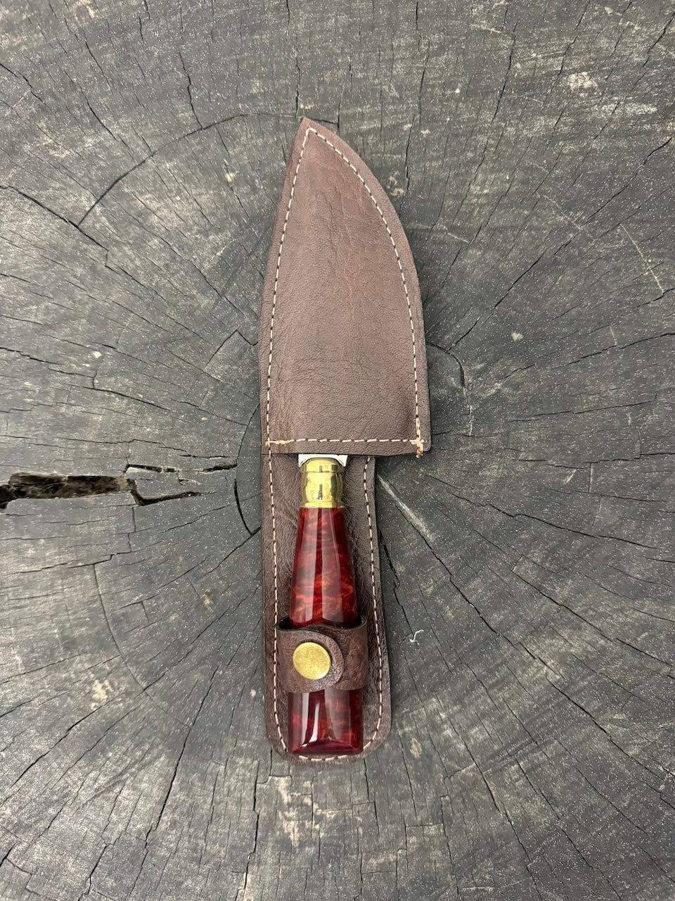 4” Skinner Knife, Custom Block - SS420 - 105mm