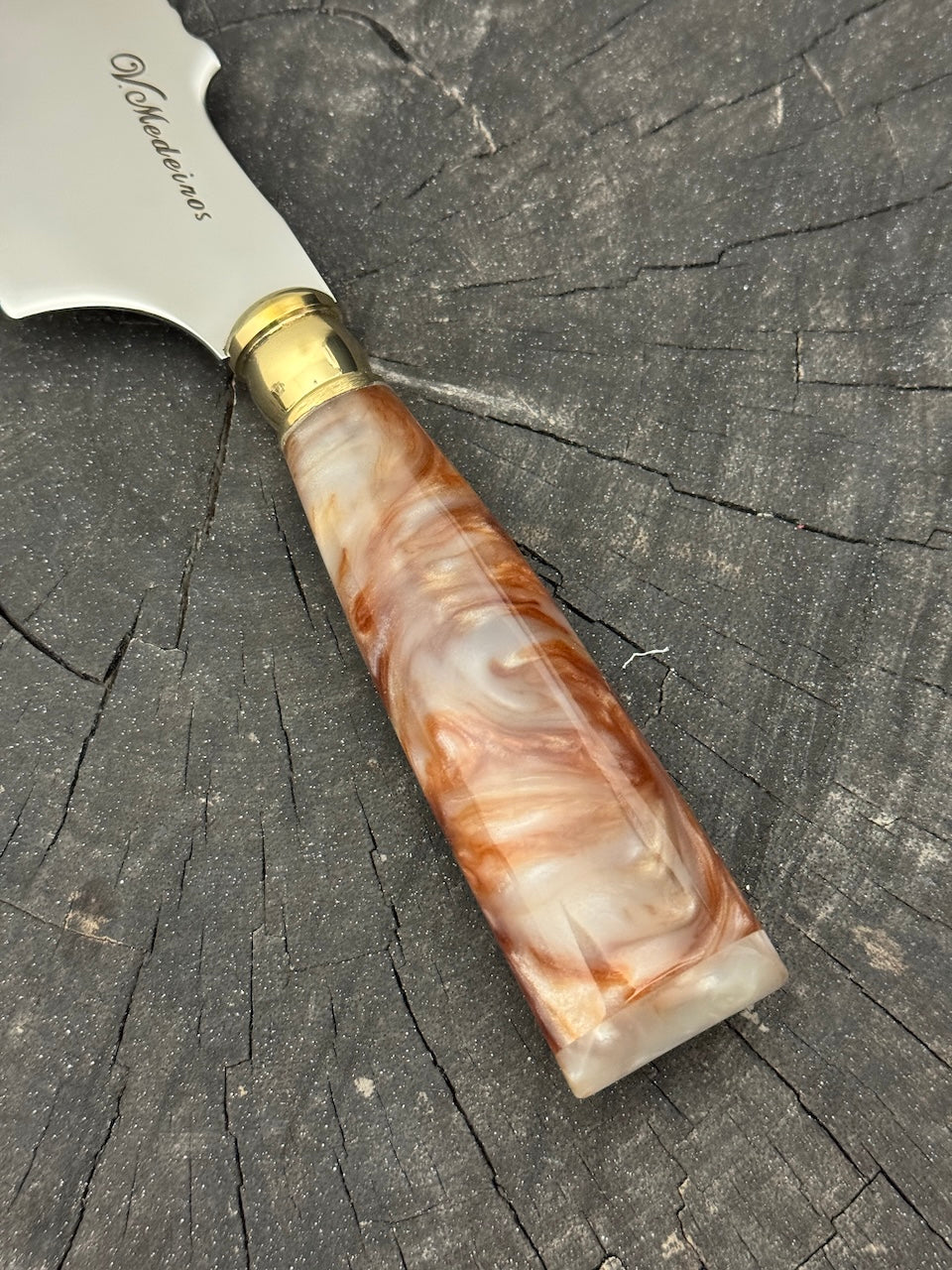 4” Skinner Knife, Custom Block - SS420 - 105mm