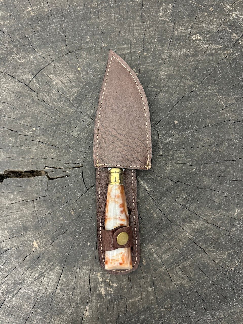 4” Skinner Knife, Custom Block - SS420 - 105mm