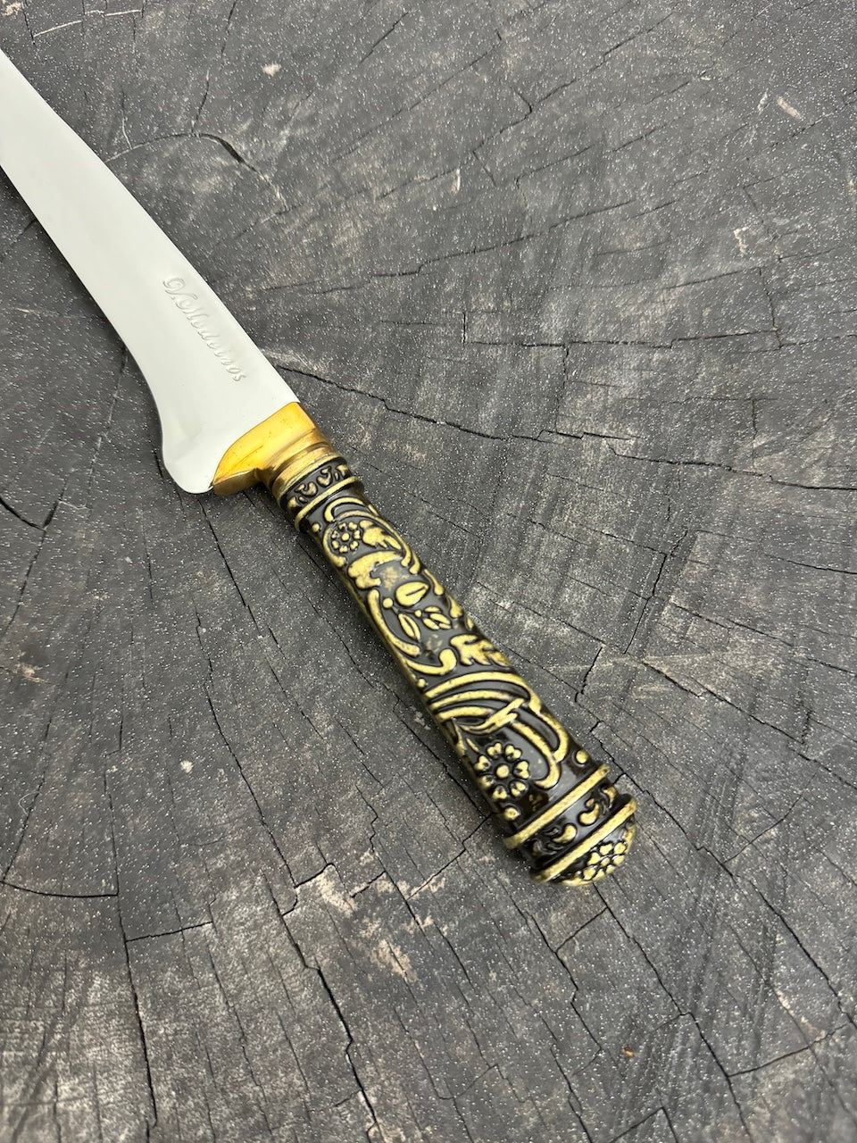 8" Boning Knife, Brass Handle, SS420 - 200mm