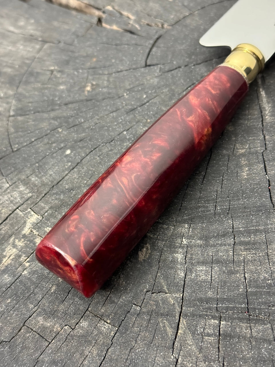 6" Utility Knife, Custom Block, SS440 - 150mm
