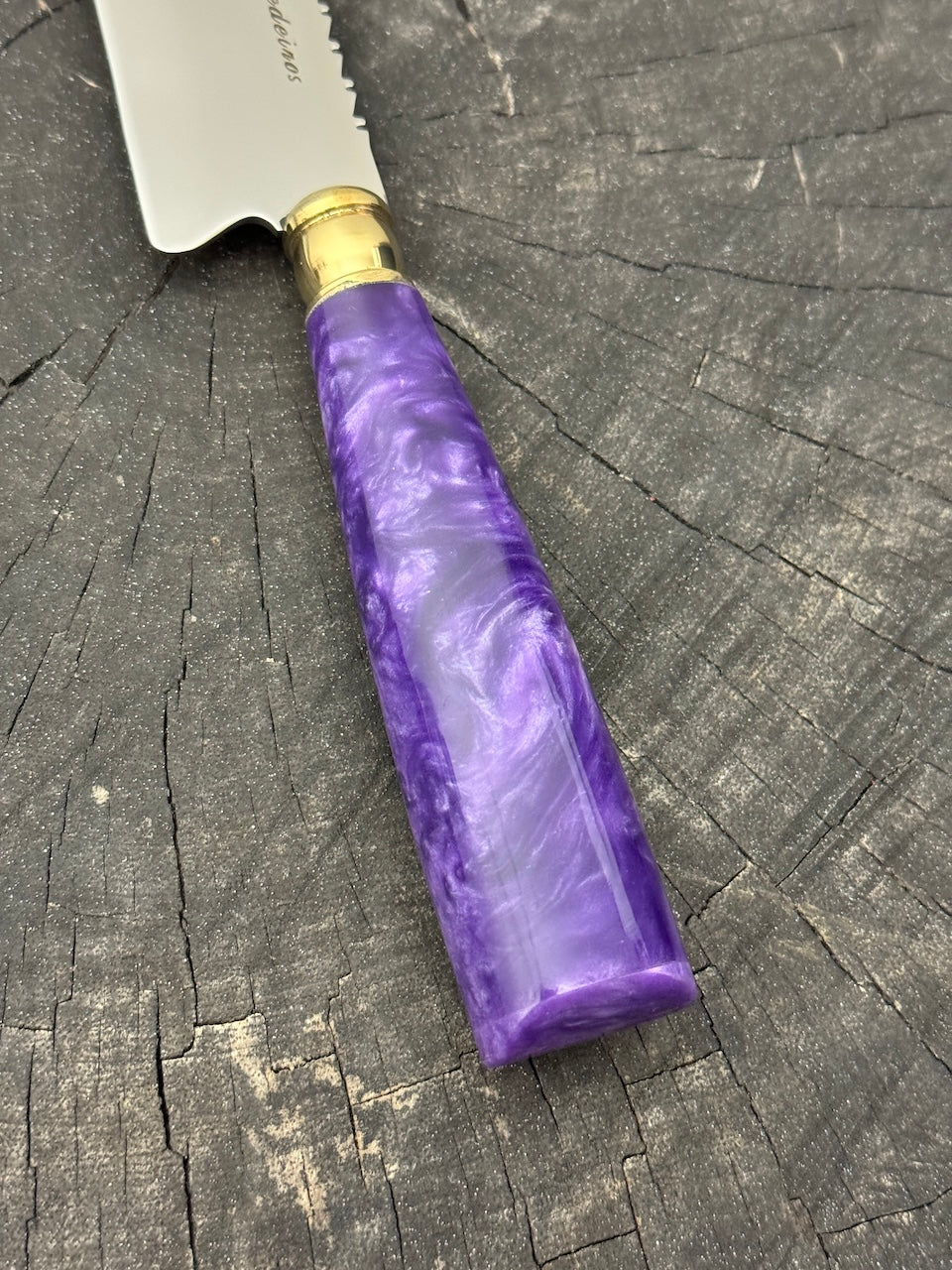 6" Utility Knife, Custom Block, SS440 - 150mm