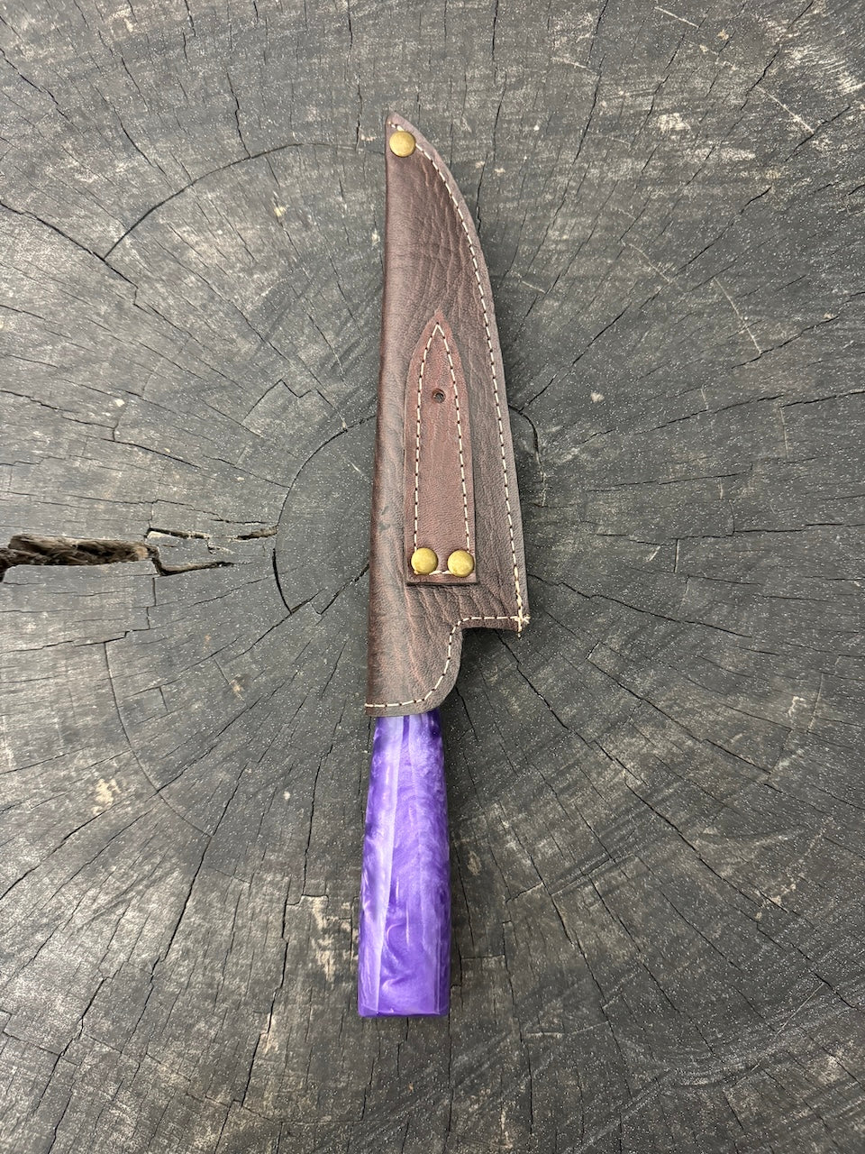 6" Utility Knife, Custom Block, SS440 - 150mm