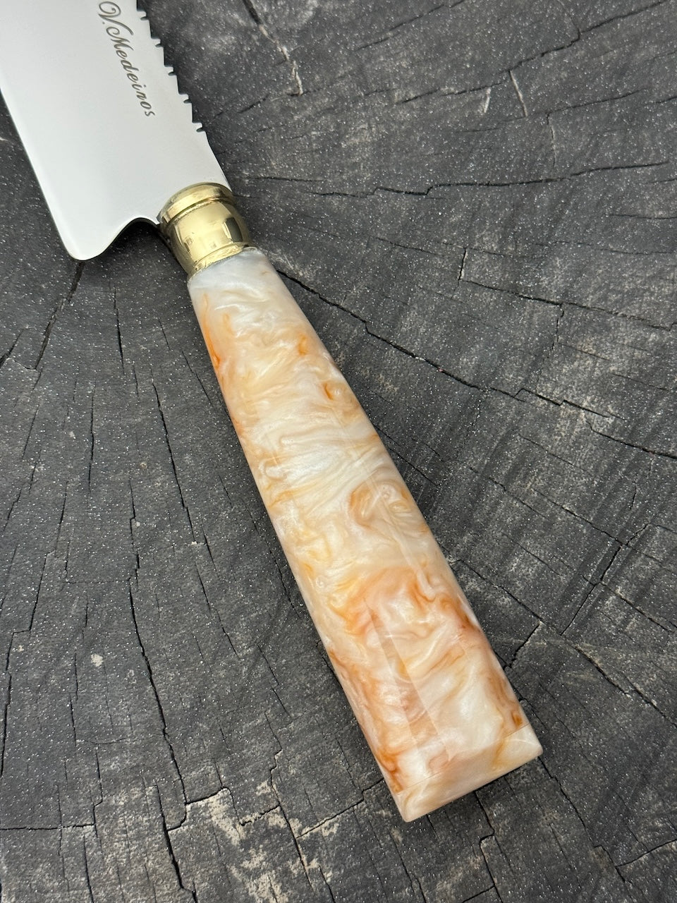 6" Utility Knife, Custom Block, SS440 - 150mm