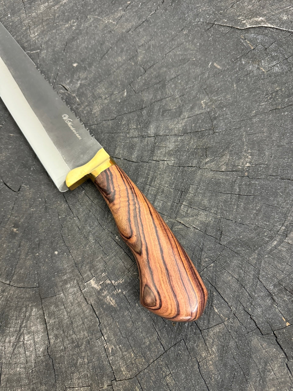9" Artisan BBQ Knife, Native Hardwood, RSS440 - 230mm