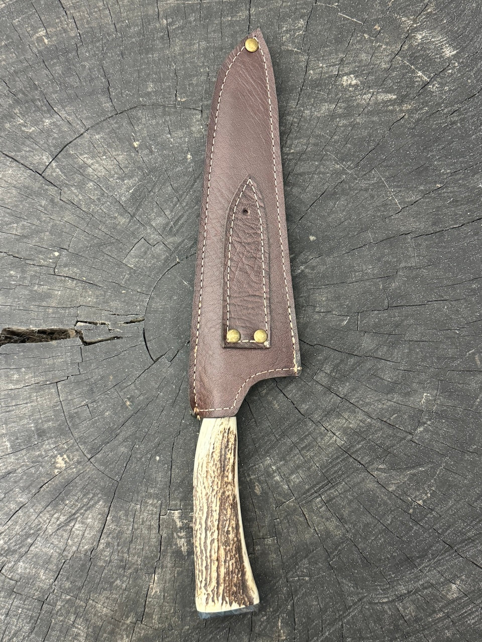 8" Branca Knife, Deer Antler, SS440 - 210mm