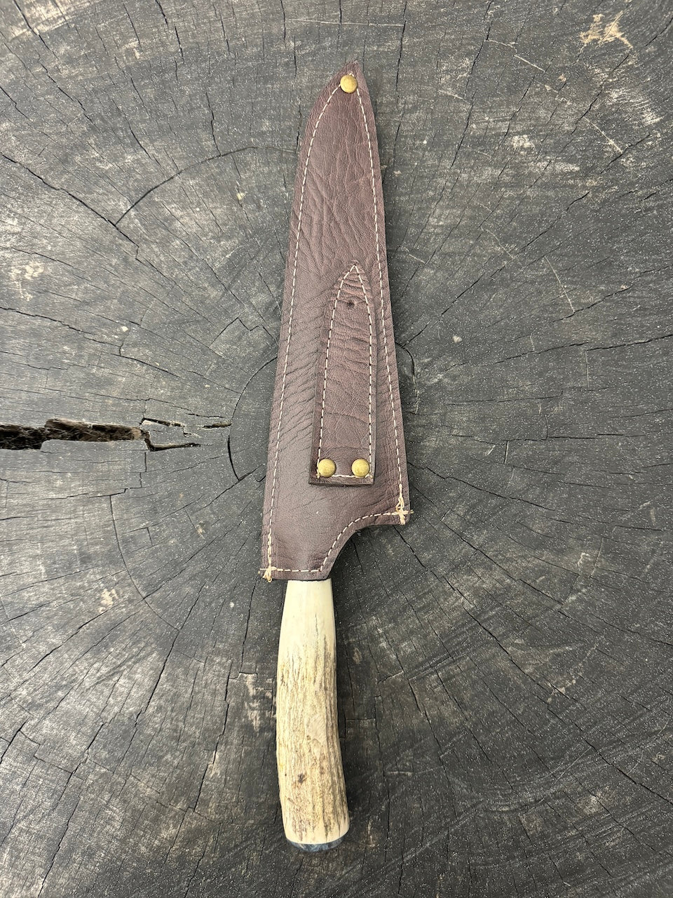 8" Branca Knife, Deer Antler, SS440 - 210mm