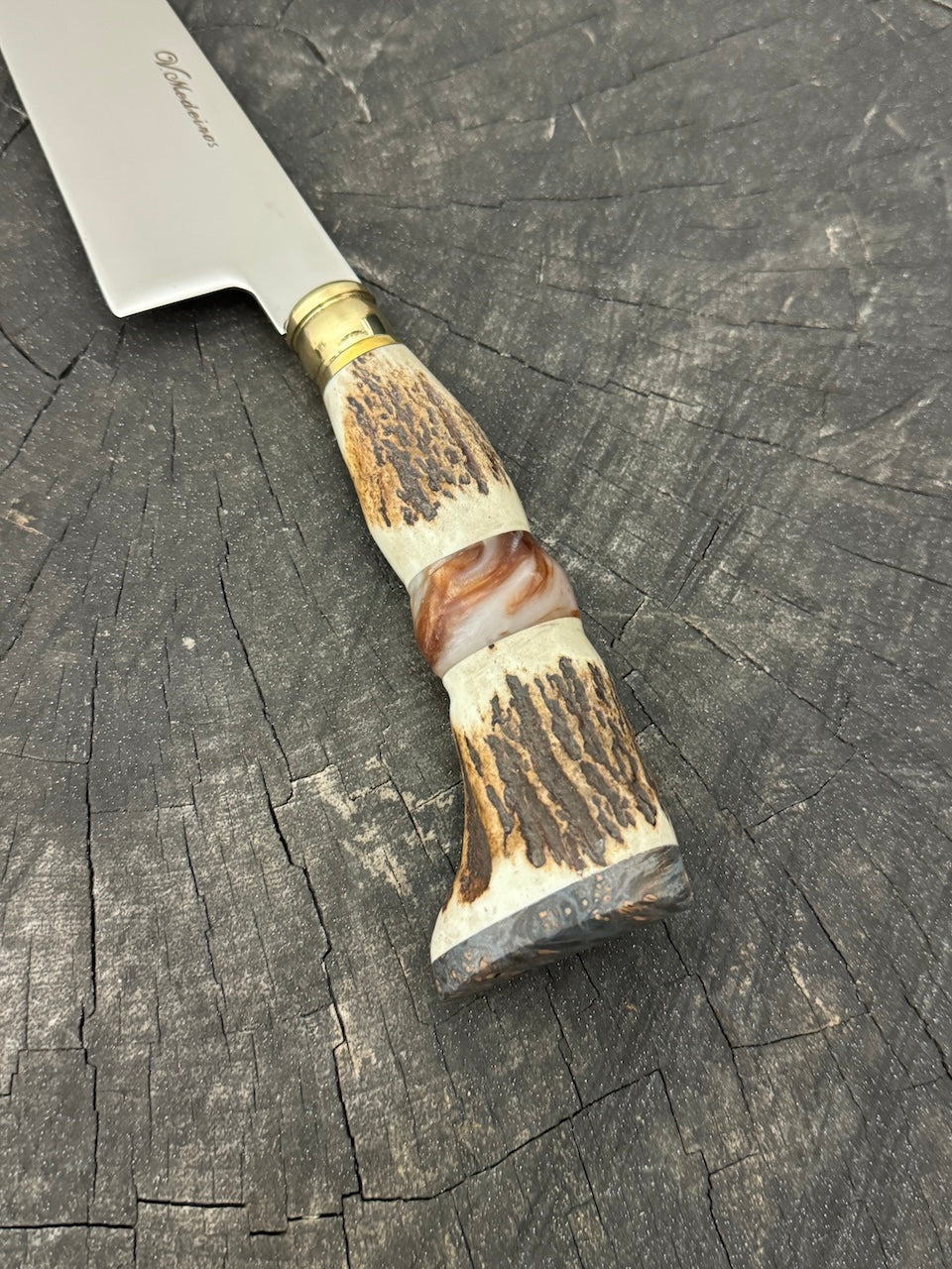 8" Branca Knife, Deer Antler, SS440 - 210mm