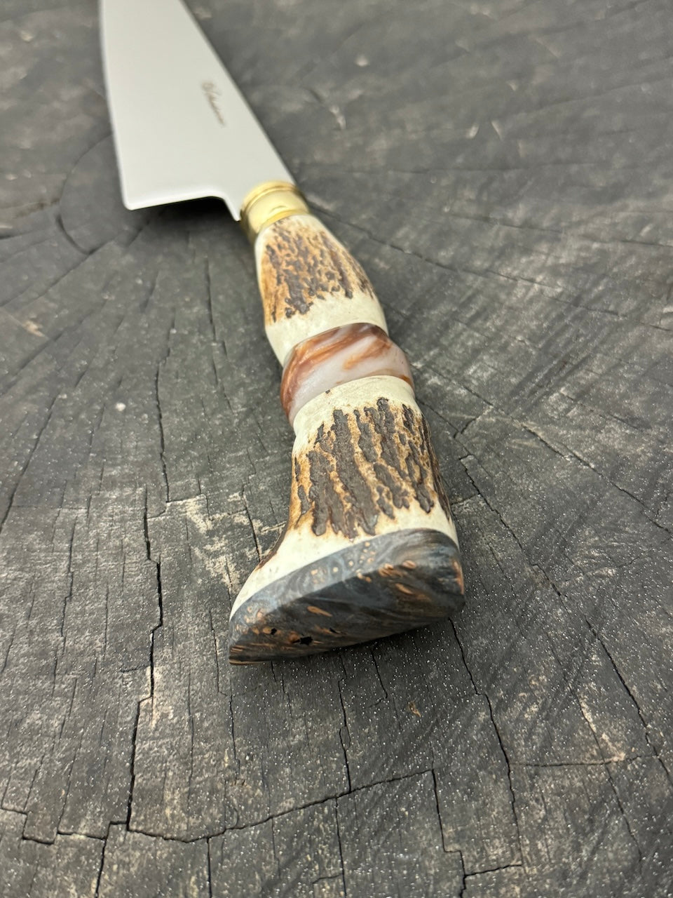 8" Branca Knife, Deer Antler, SS440 - 210mm