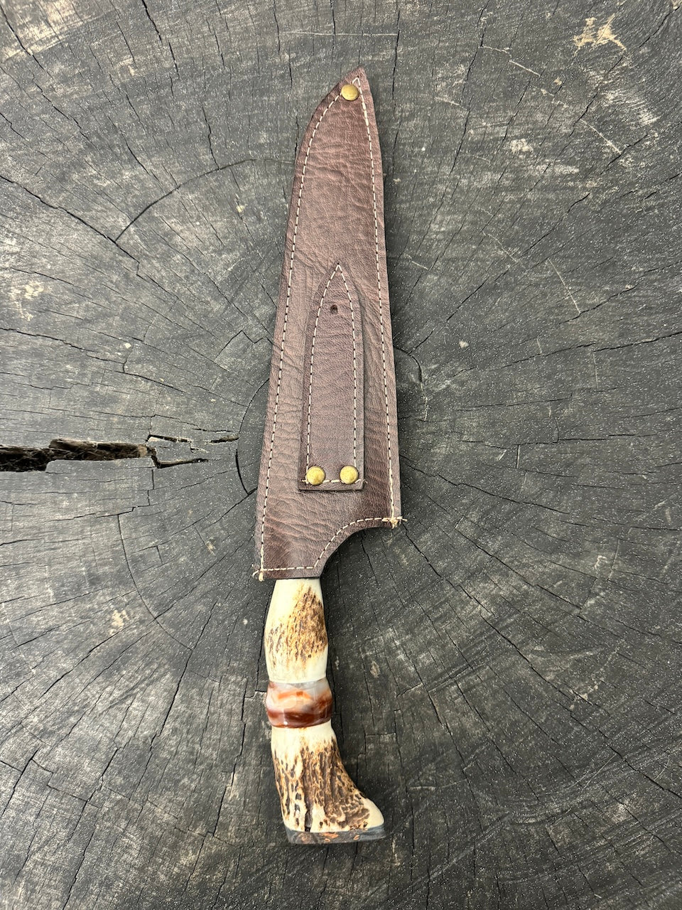 8" Branca Knife, Deer Antler, SS440 - 210mm