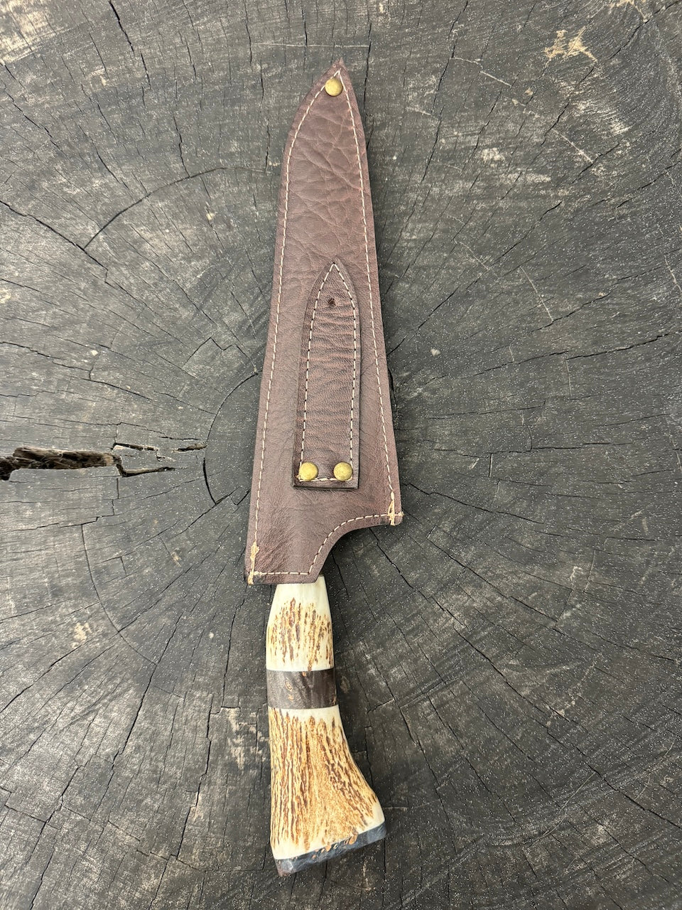 8" Branca Knife, Deer Antler, SS440 - 210mm