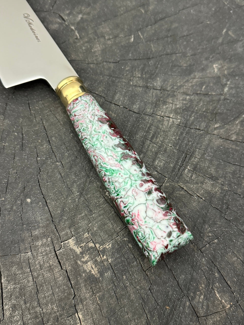 8" Branca Knife, Custom Block, SS440 - 210mm
