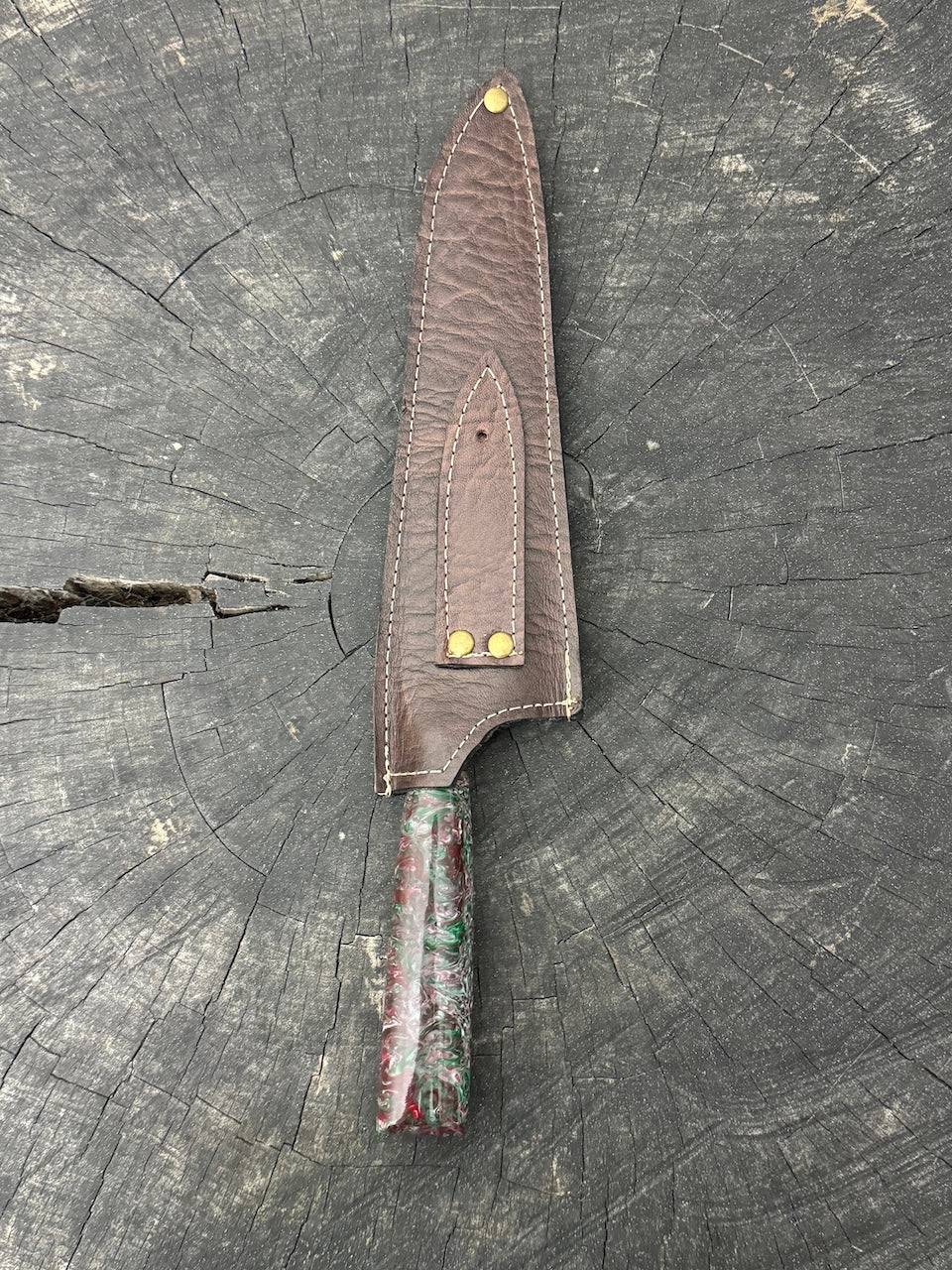 8" Branca Knife, Custom Block, SS440 - 210mm