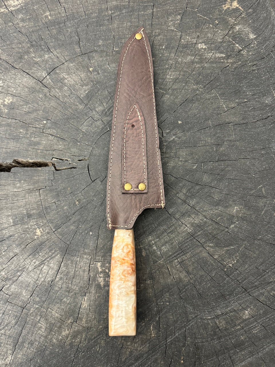 8" Branca Knife, Custom Block, SS440 - 210mm