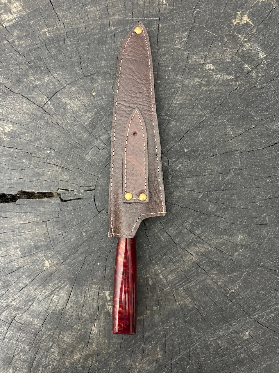 8" Branca Knife, Custom Block, SS440 - 210mm