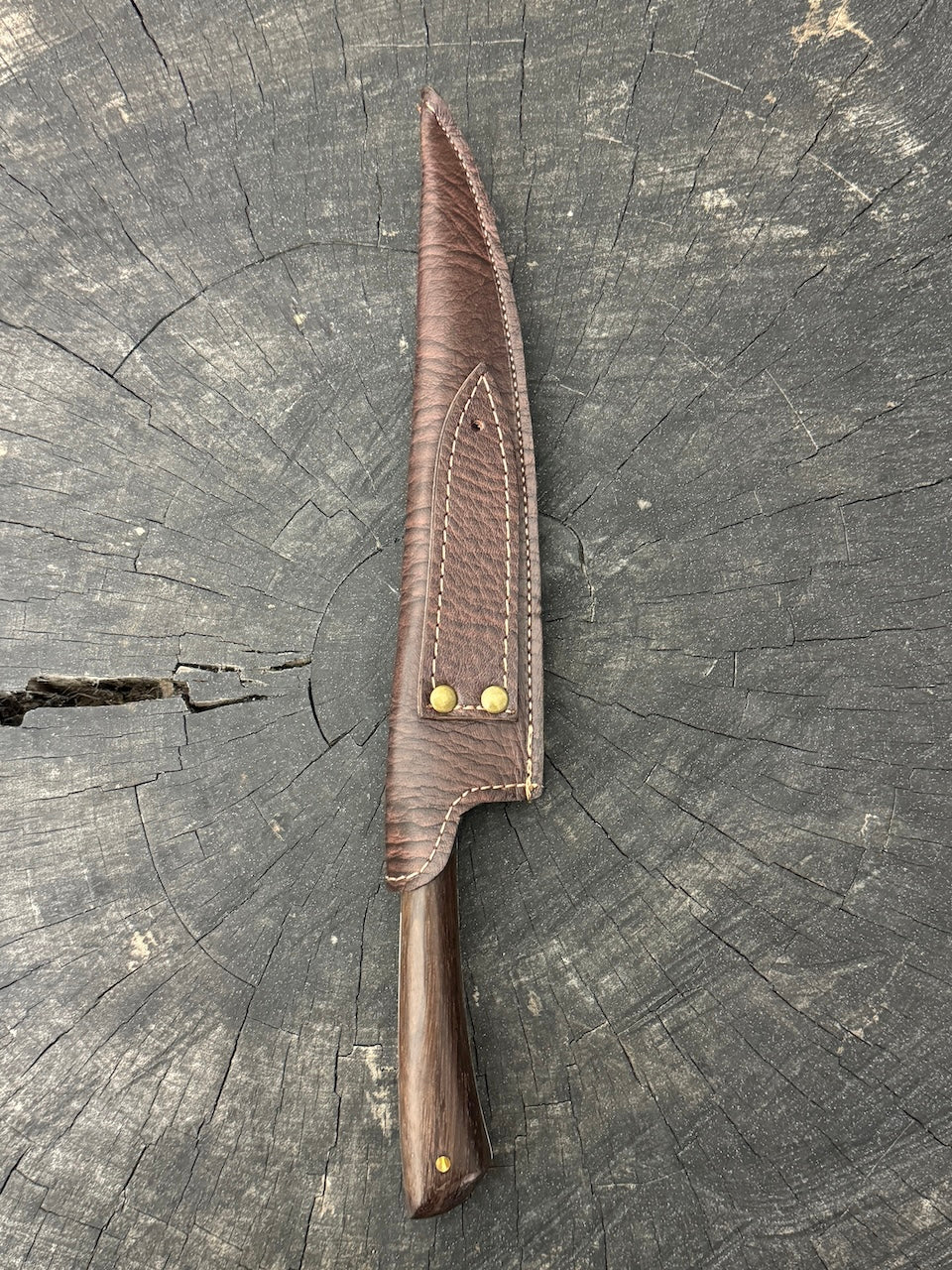 8" Chimango Knife, Native Hardwood, SS440 - 200mm