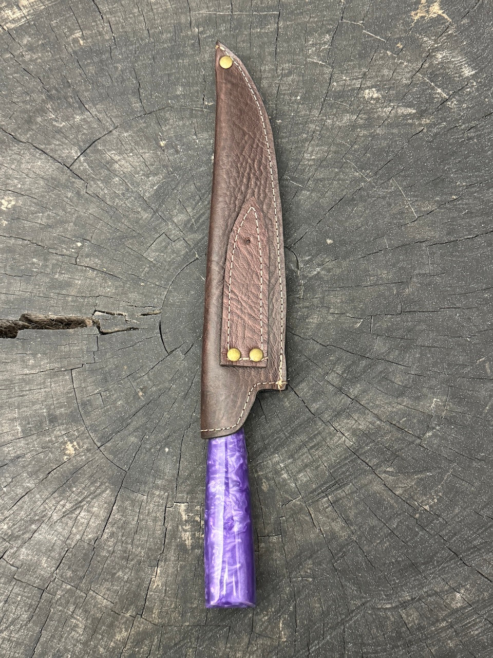 8" Chef Knife, Custom Block, SS420 - 200mm