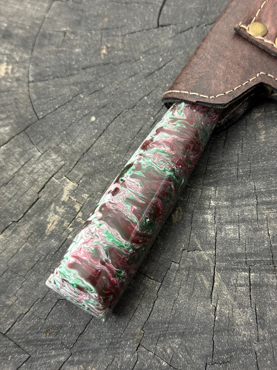 8" Chef Knife, Custom Block, SS420 - 200mm