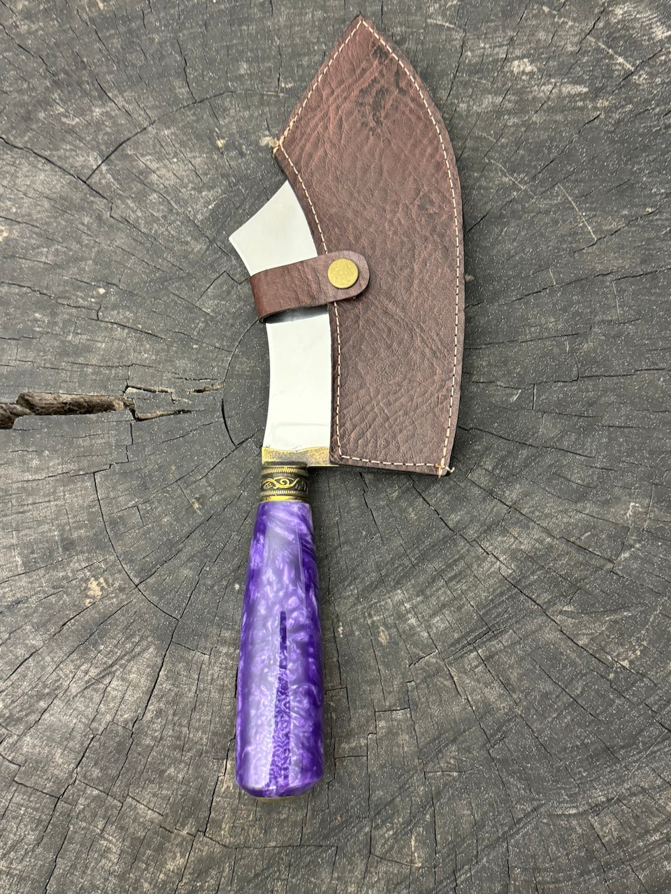 7" Cutelo Wild Cleaver, Custom Block, SS440 - 180mm