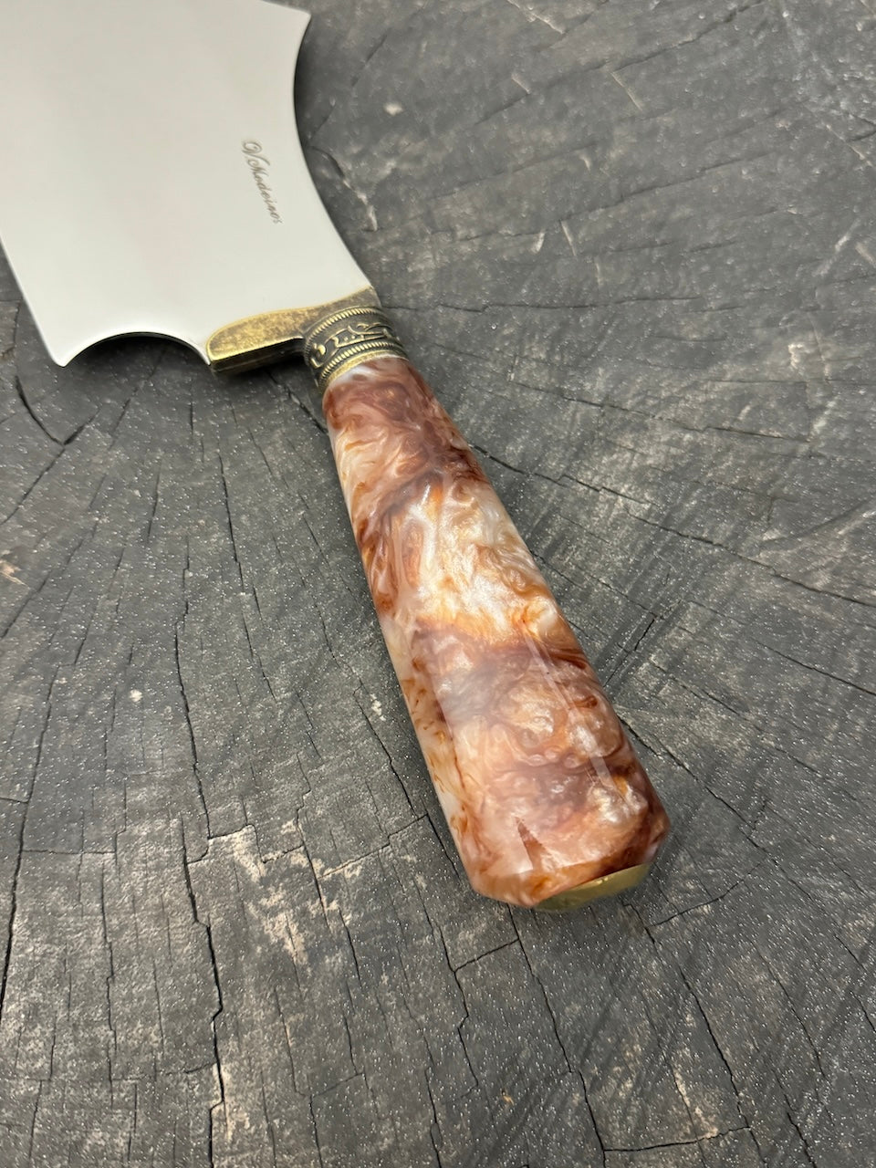 7" Cutelo Wild Cleaver, Custom Block, SS440 - 180mm