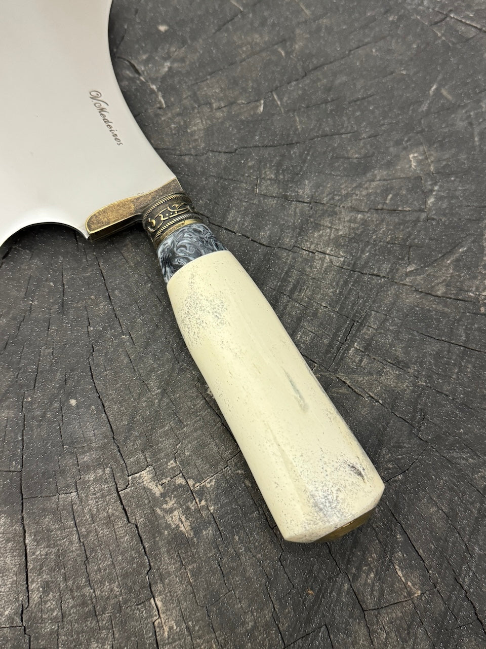7" Cutelo Wild Cleaver, Ostrich Bone, SS440 - 180mm