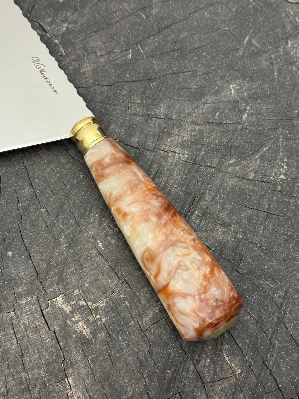 8" Chefs Cleaver, Custom Block, SS440 - 200mm