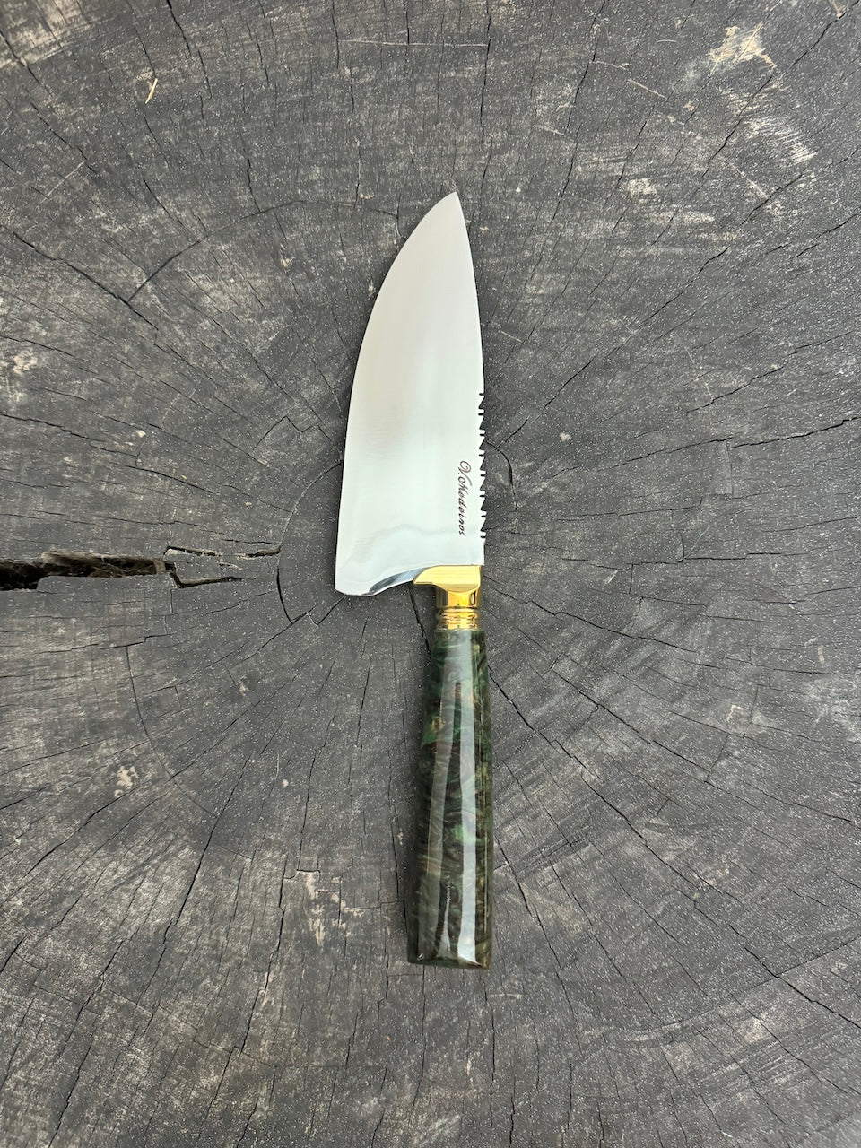 6" Picanha Knife, Custom Block, SS420 - 150mm