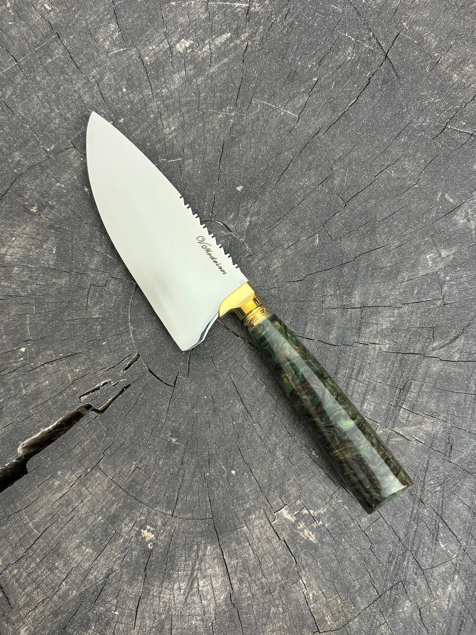 6" Picanha Knife, Custom Block, SS420 - 150mm