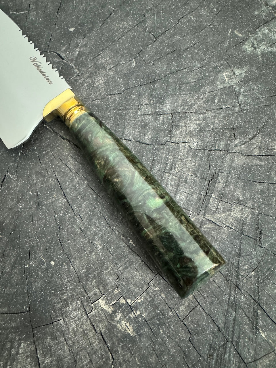 6" Picanha Knife, Custom Block, SS420 - 150mm