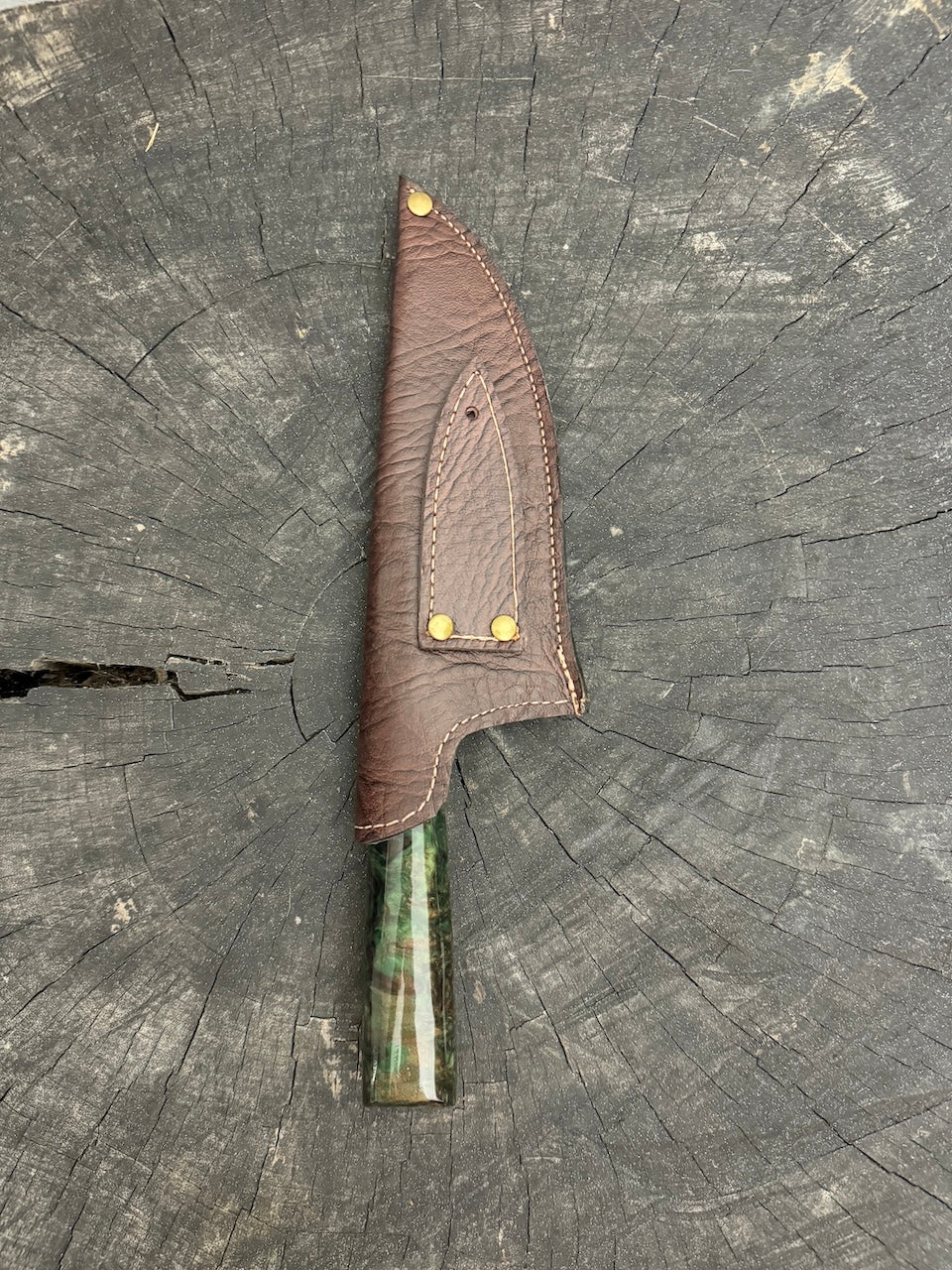 6" Picanha Knife, Custom Block, SS420 - 150mm